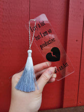 Load image into Gallery viewer, TTPD I cry a lot but I am so productive it's an art Bookmark