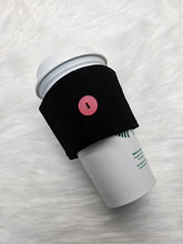 Load image into Gallery viewer, Black drink cozie