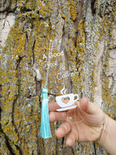 Load image into Gallery viewer, A Good Book & Coffee bookmark