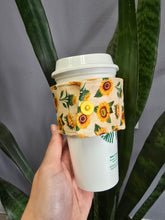 Load image into Gallery viewer, Fall sunflower drink cozie
