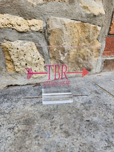 Load image into Gallery viewer, Pink Metallic TBR shelf sign Imperfect

