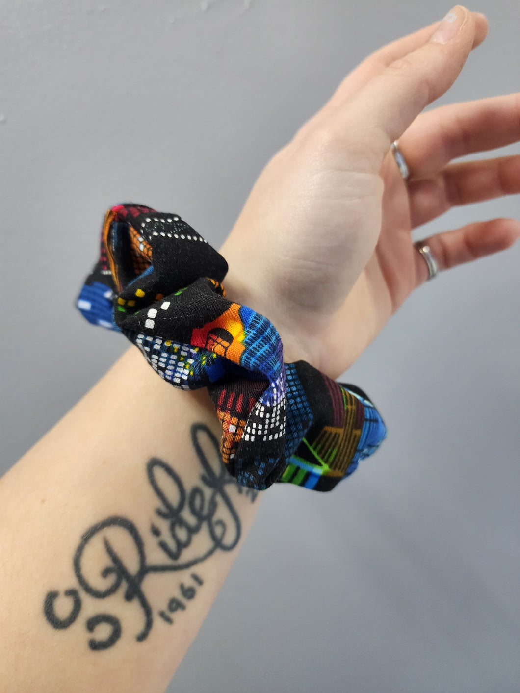 City Lights scrunchie
