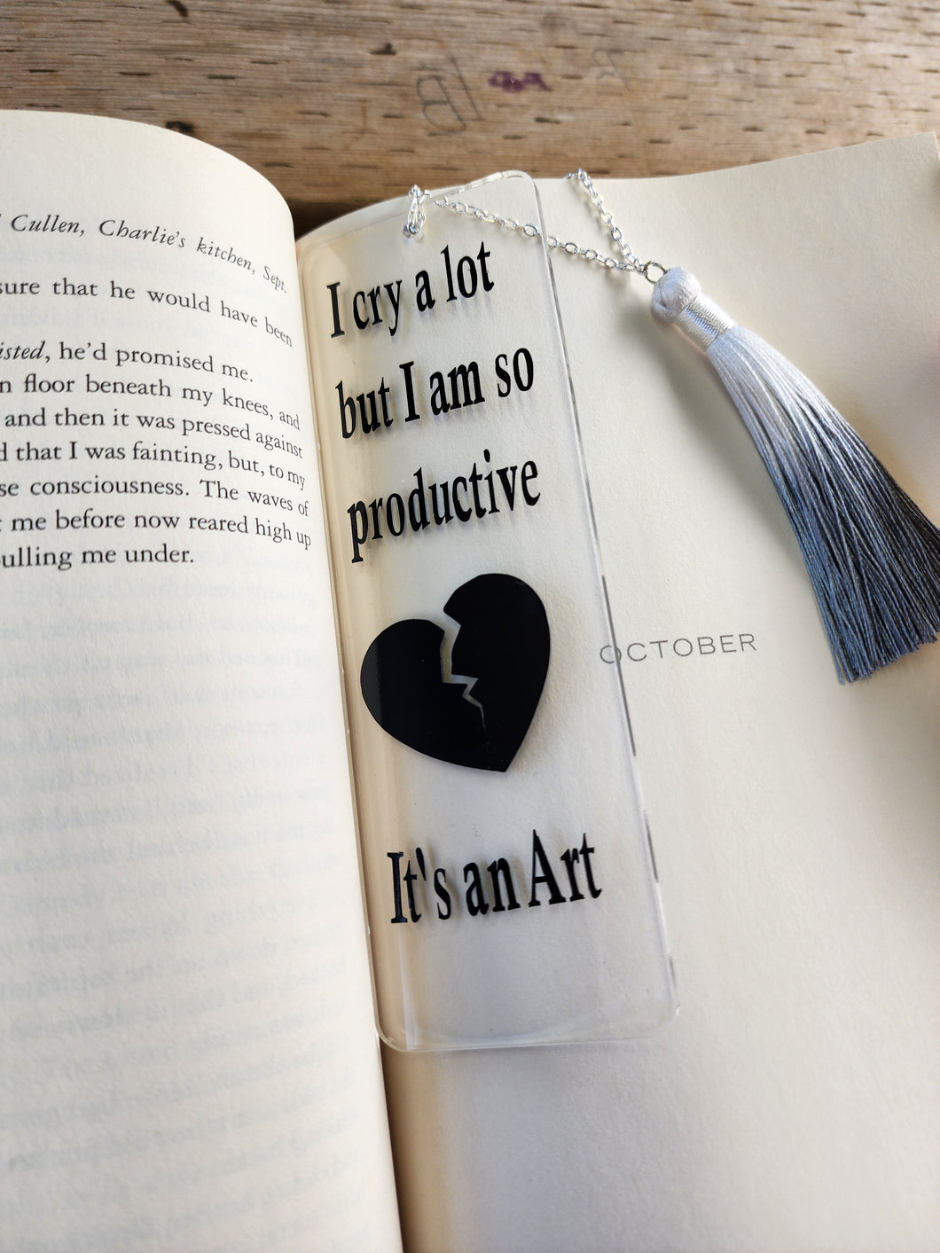 TTPD I cry a lot but I am so productive it's an art Bookmark