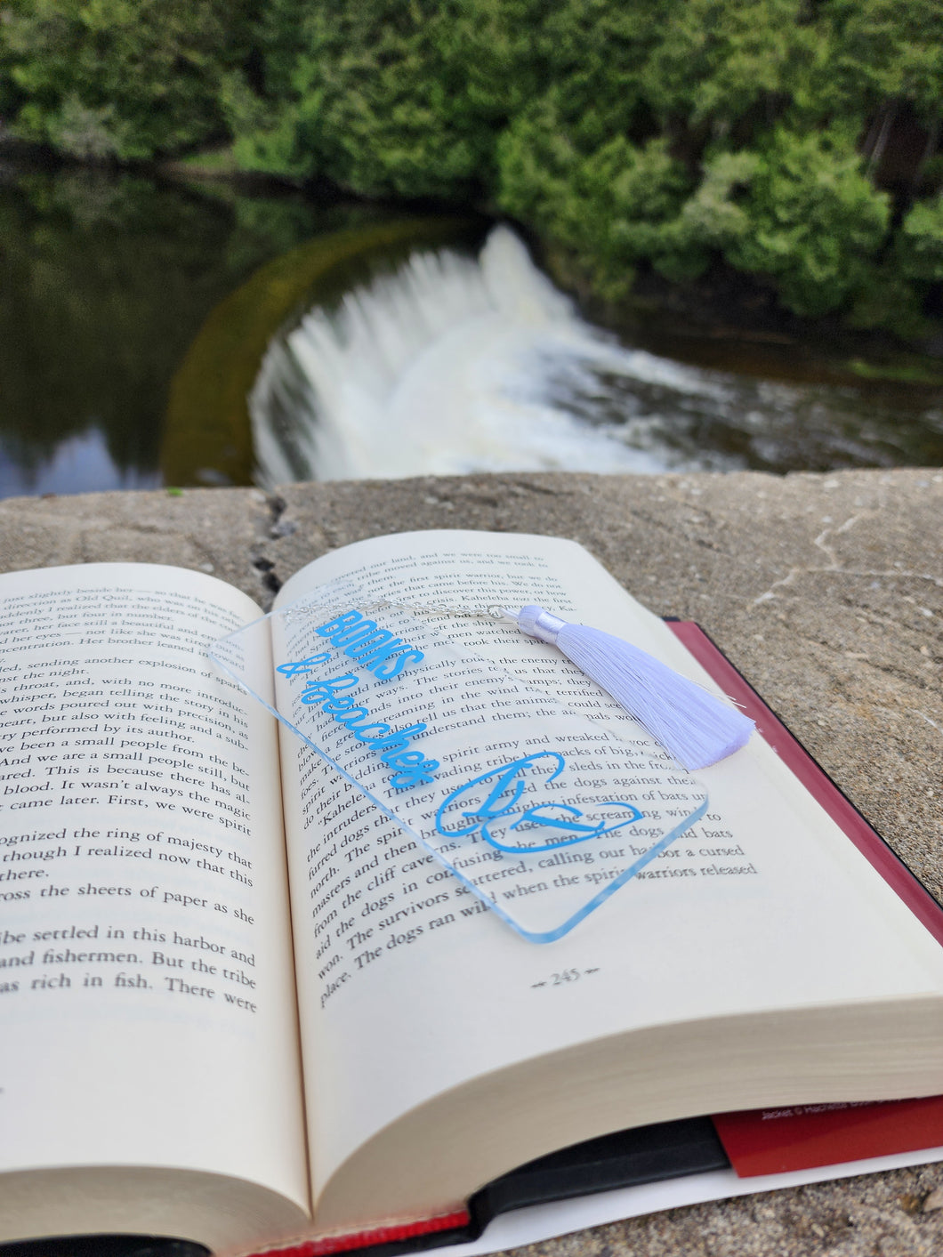 Books & beaches bookmark