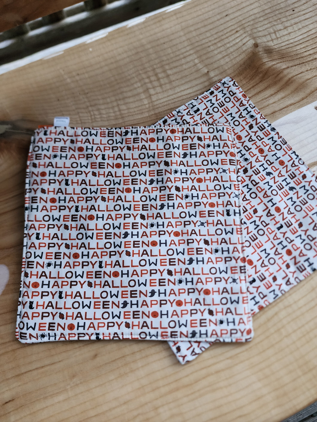 Halloween Print Pot holder set