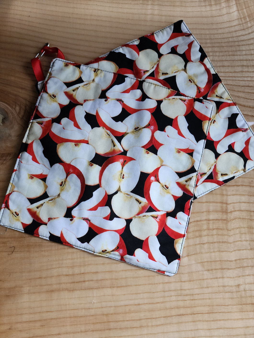 Apple Slices pot holder set