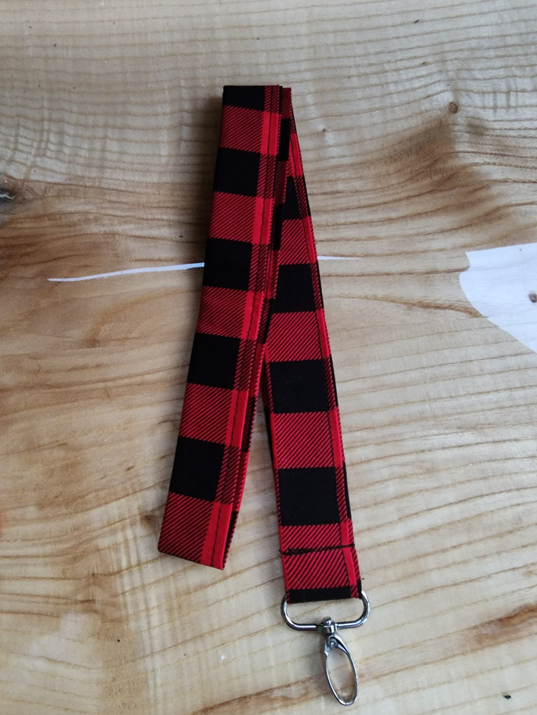 Buffalo Plaid Lanyard