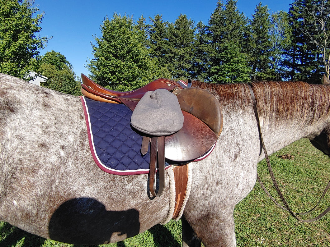 Grey Stirrup cover set