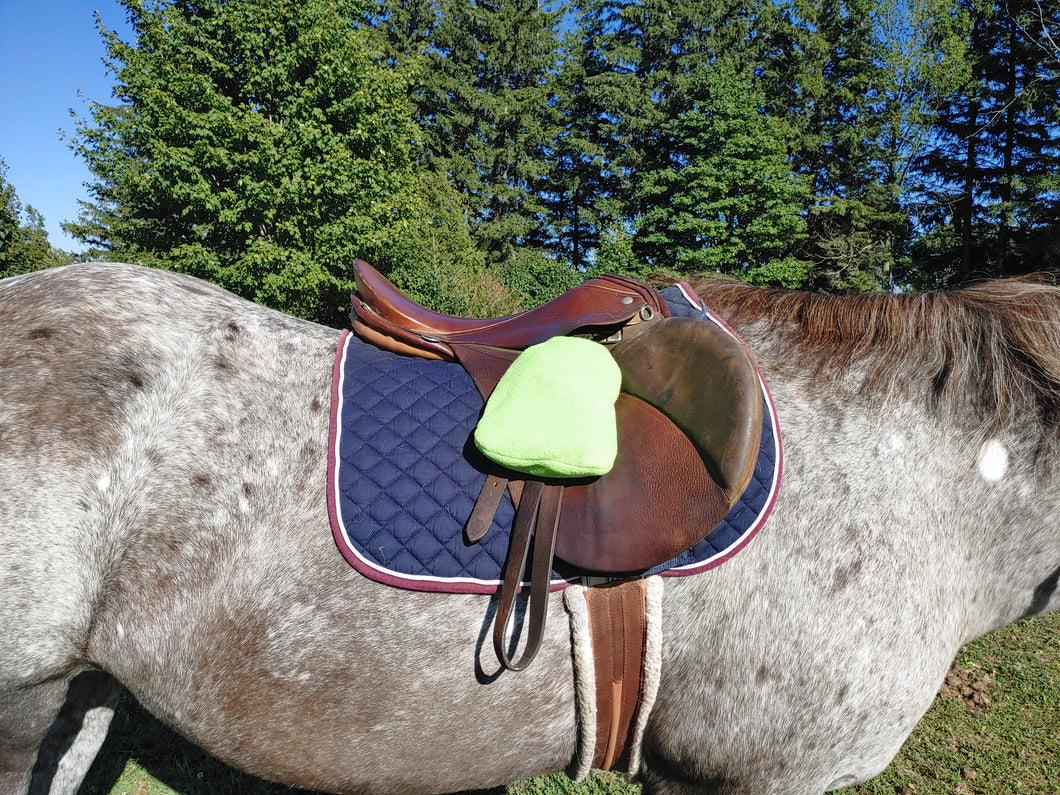 Lime Green Stirrup cover set