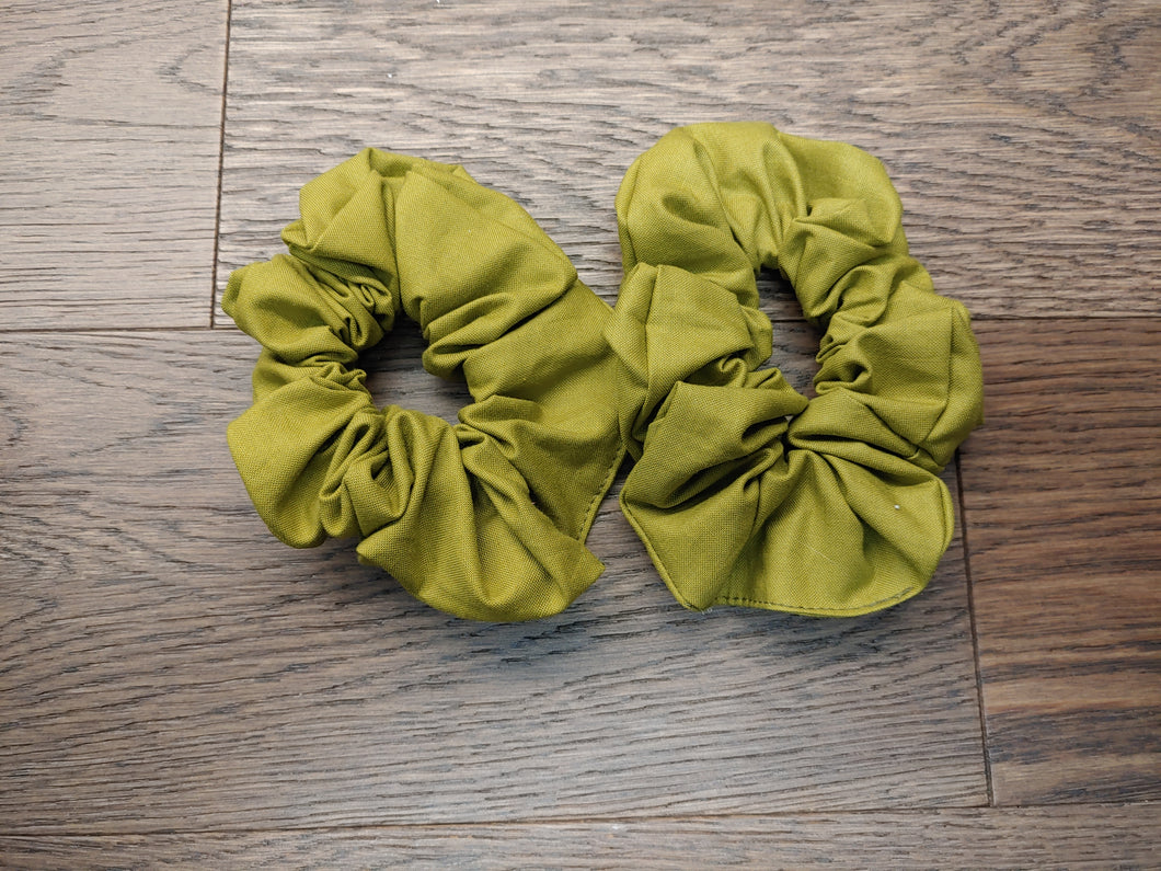 Olive scrunchie
