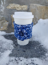 Load image into Gallery viewer, Denim Daisy Drink Cozie
