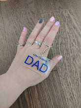 Load image into Gallery viewer, DAD License plate Keychain
