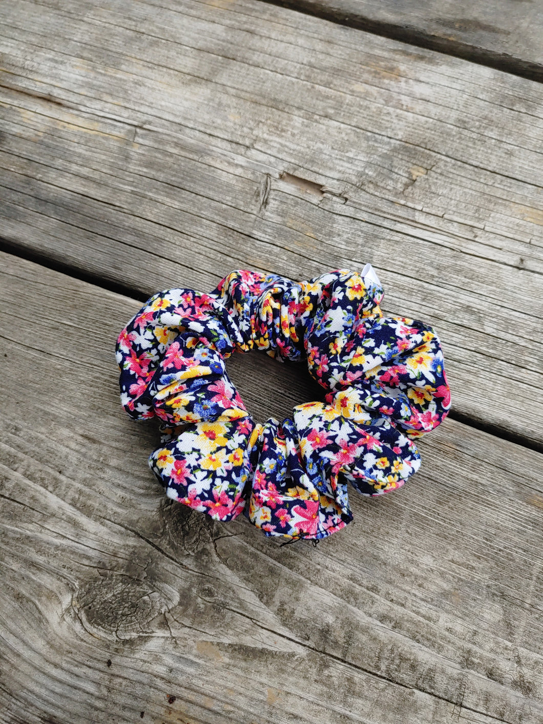 Summer Floral Scrunchie