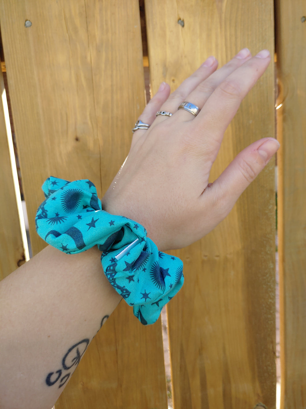 Bat vibes scrunchie