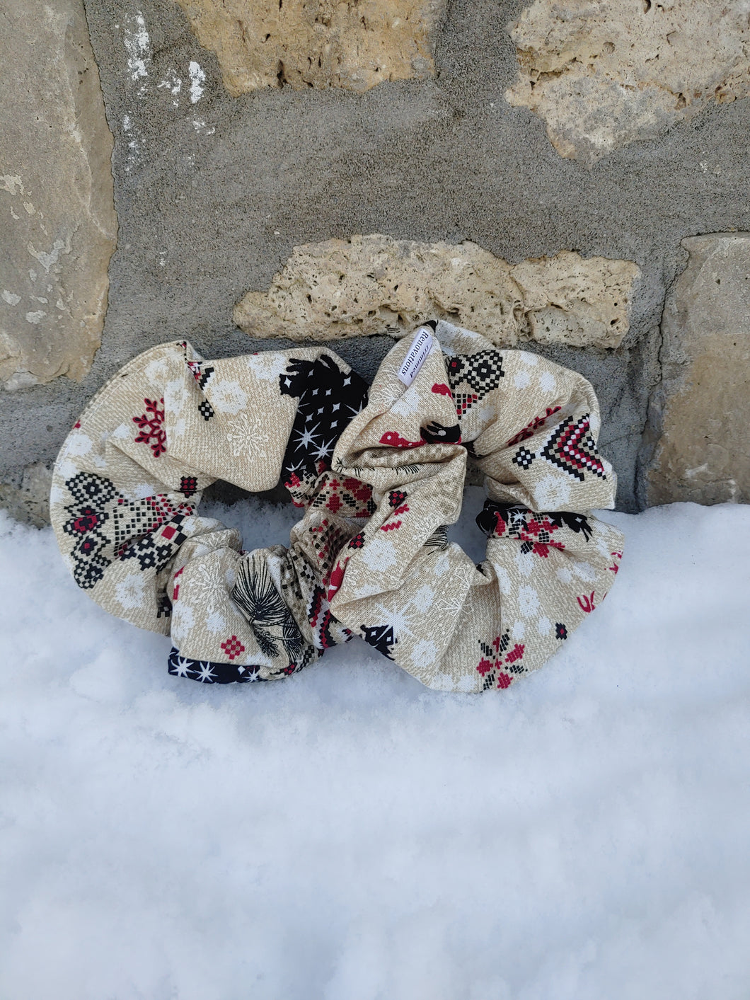 Holiday Animals Scrunchie