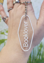 Load image into Gallery viewer, Booklover Motel Key chain
