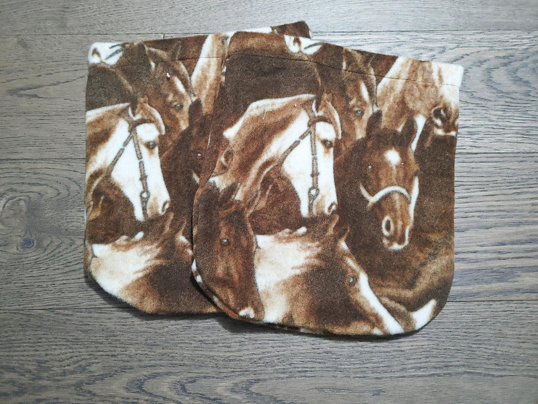 Horse Print Stirrup cover set