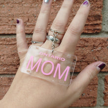 Load image into Gallery viewer, MOM License plate key chain
